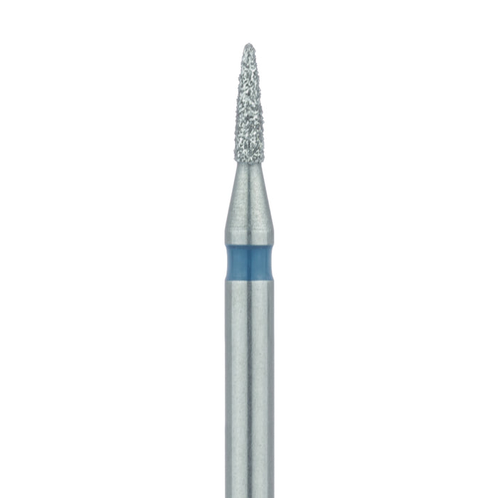 Flame Diamond Bur, 1mm Ø, Medium, FG - 861-010-FG - Avtec Dental