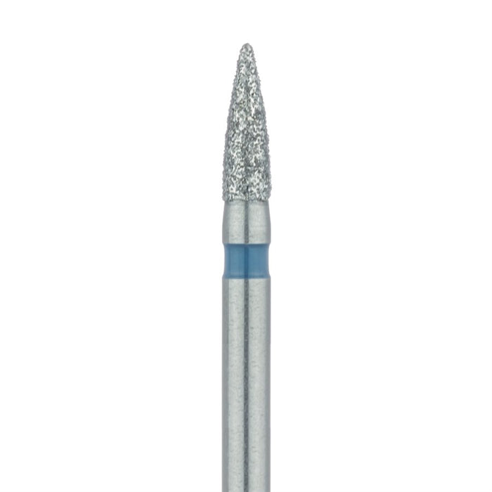 Flame Diamond Bur, 1.6mm Ø, Medium, HP - 861-016-HP - Avtec Dental