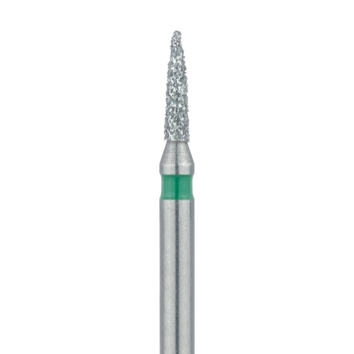 Flame Diamond Bur, 1.2mm Ø, Coarse, FG - 861G-012-FG - Avtec Dental