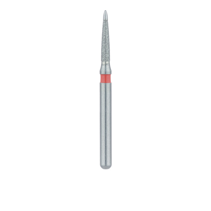 Flame Diamond Bur, Safe End, 1.2mm Ø, Fine, FG - 861KF-012-FG - Avtec Dental