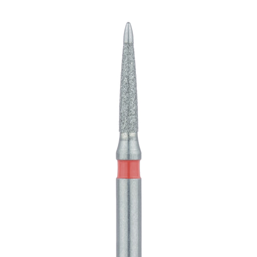 Flame Diamond Bur, Safe End, 1.2mm Ø, Fine, FG - 861KF-012-FG - Avtec Dental