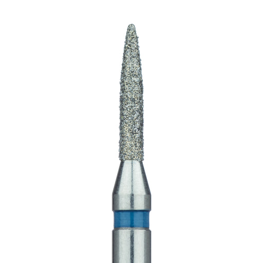 Flame Diamond Bur, 1.4mm Ø, Medium, RA - 862-014-RA - Avtec Dental