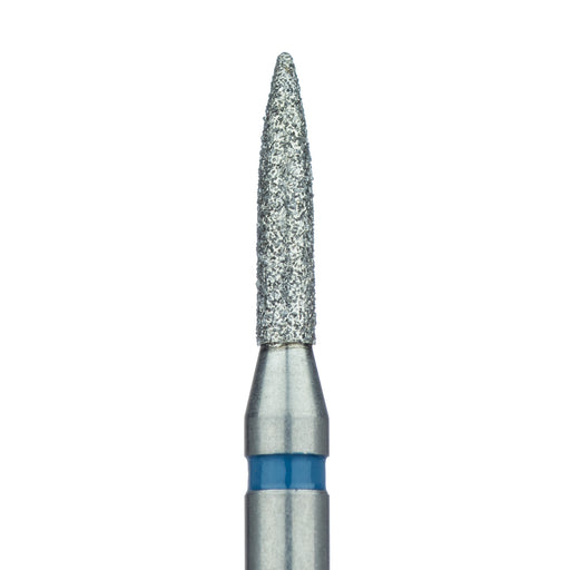Flame Diamond Bur, 1.6mm Ø, Medium, RA - 862-016-RA - Avtec Dental