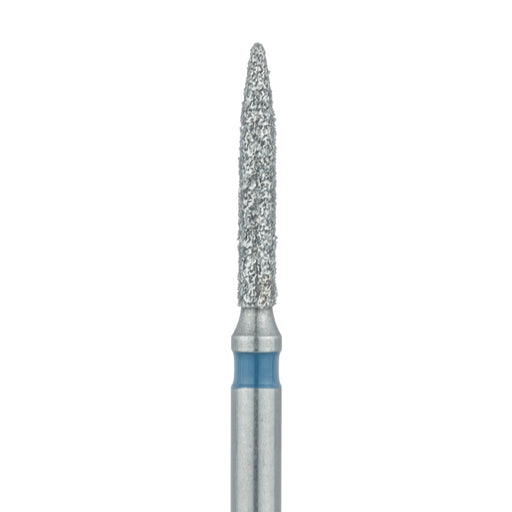Flame Diamond Bur, 1.2mm Ø, Medium, FG - 862-012-FG - Avtec Dental