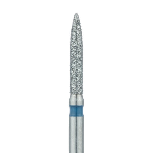 Flame Diamond Bur, 1.4mm Ø, Medium, HP - 862-014-HP - Avtec Dental
