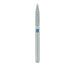 Single-Use Diamond Bur, Sterile, 25 Pack, 1.6mm Ø, Flame, 8mm Working Length, Medium, FG - 1516.8M - Avtec Dental