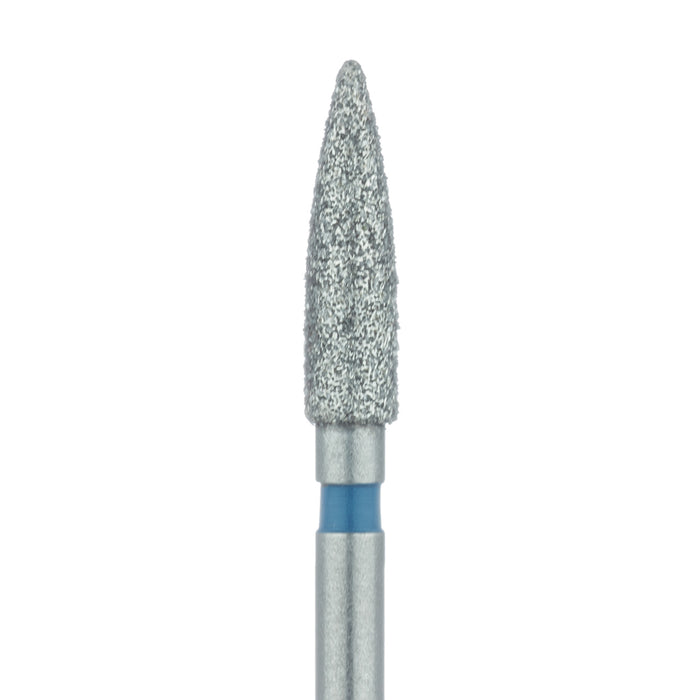 Flame Diamond Bur, 2.1mm Ø, Medium, FG - 862-021-FG - Avtec Dental