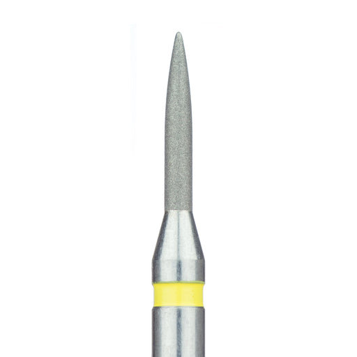 Flame Diamond Bur, 1.2mm Ø, Extra Fine, RA - 862C-012-RA - Avtec Dental