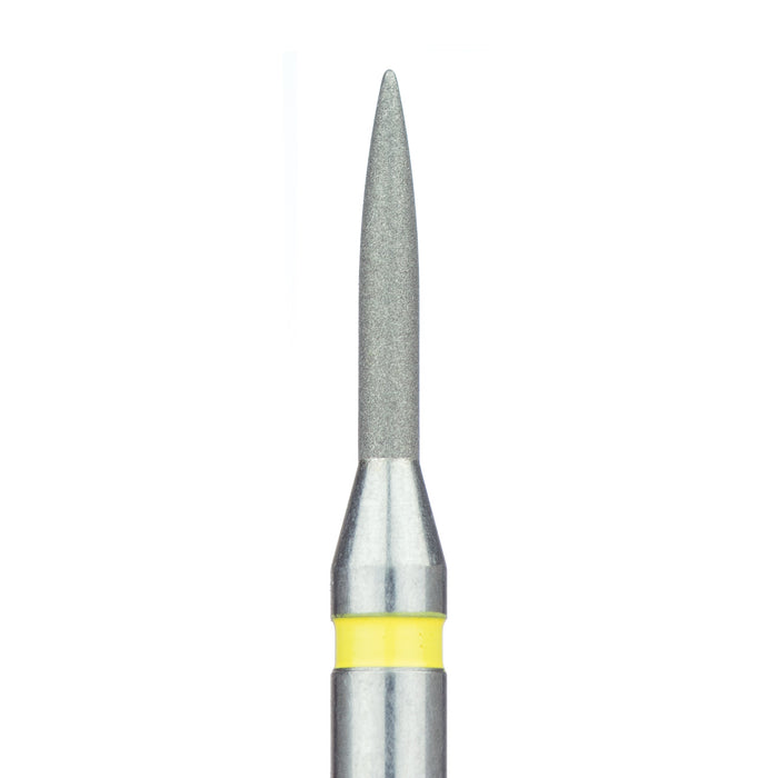Flame Diamond Bur, 1.2mm Ø, Extra Fine, RA - 862C-012-RA - Avtec Dental
