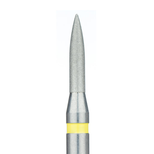 Flame Diamond Bur, 1.6mm Ø, Extra Fine, RA - 862C-016-RA - Avtec Dental