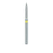 Single-Use Diamond Bur, Sterile, 25 Pack, 1.2mm Ø, Finishing, Flame, 8mm Working Length, Extra Fine, FG - 3512.8VF - Avtec Dental