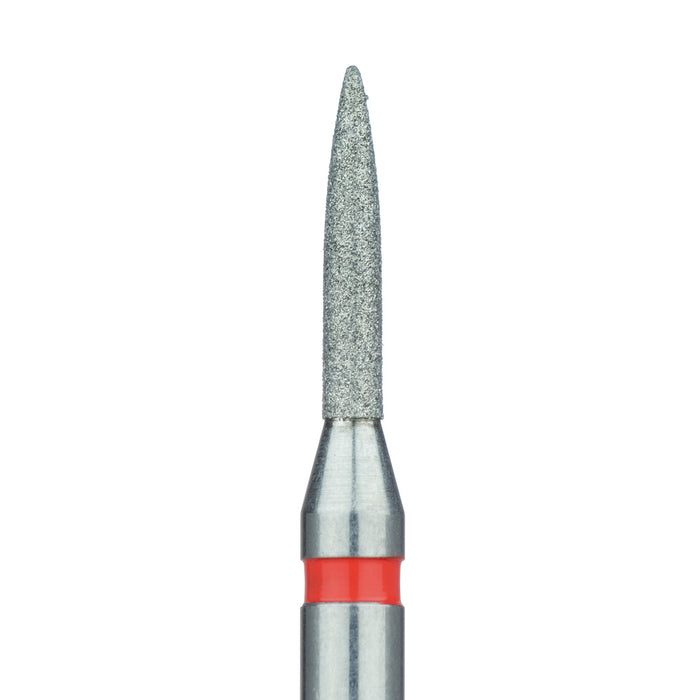 Flame Diamond Bur, 1.2mm Ø, Fine, RA - 862F-012-RA - Avtec Dental