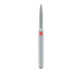 Single-Use Diamond Bur, Sterile, 25 Pack, 1.2mm Ø, Flame, 8mm Working Length, Fine, FG - 1512.8F - Avtec Dental