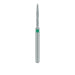 Single-Use Diamond Bur, Sterile, 25 Pack, 1mm Ø, Flame, 8mm Working Length, Coarse, FG - 1510.8C - Avtec Dental