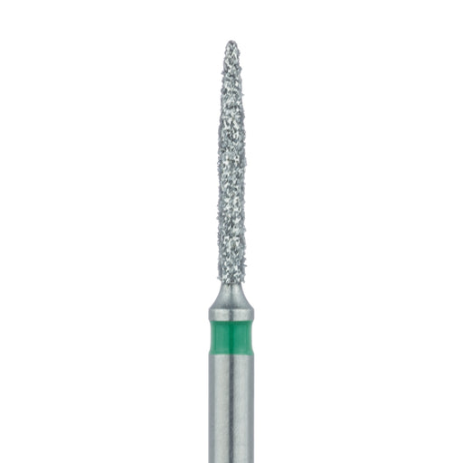 Flame Diamond Bur, 1mm Ø, Coarse, FG - 862G-010-FG - Avtec Dental
