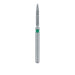 Single-Use Diamond Bur, Sterile, 25 Pack, 1.2mm Ø, Flame, 8mm Working Length, Coarse, FG - 1512.8C - Avtec Dental
