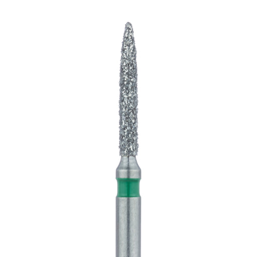 Flame Diamond Bur, 1.2mm Ø, Coarse, FG - 862G-012-FG - Avtec Dental