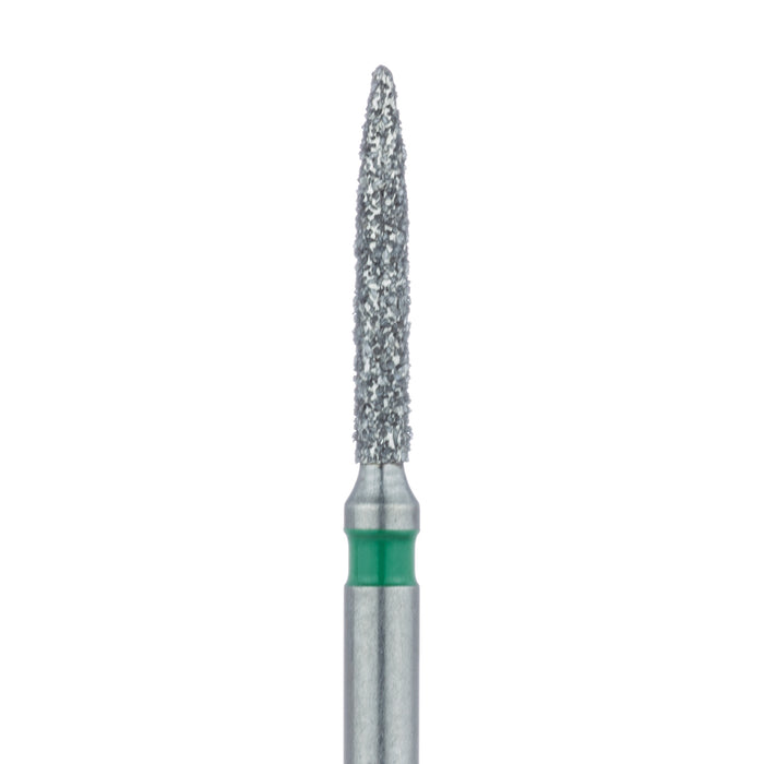 Flame Diamond Bur, 1.2mm Ø, Coarse, FG - 862G-012-FG - Avtec Dental
