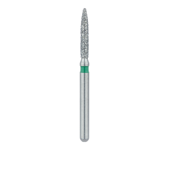 Flame Diamond Bur, 1.4mm Ø, Coarse, FG - 862G-014-FG - Avtec Dental