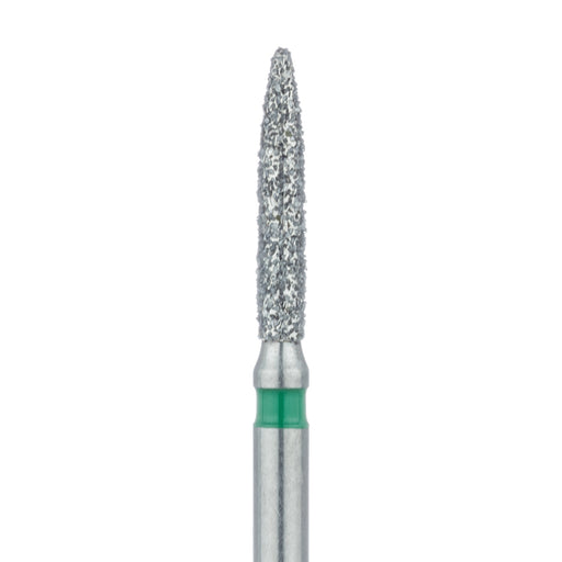 Flame Diamond Bur, 1.4mm Ø, Coarse, FG - 862G-014-FG - Avtec Dental