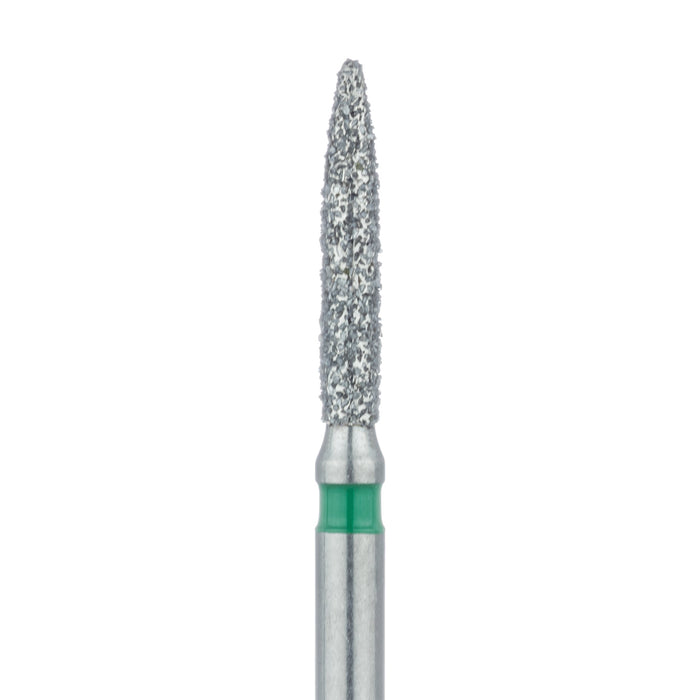 Flame Diamond Bur, 1.4mm Ø, Coarse, FG - 862G-014-FG - Avtec Dental