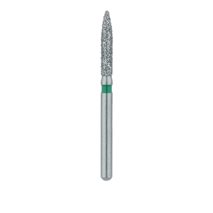Flame Diamond Bur, 1.6mm Ø, Coarse, FG - 862G-016-FG - Avtec Dental
