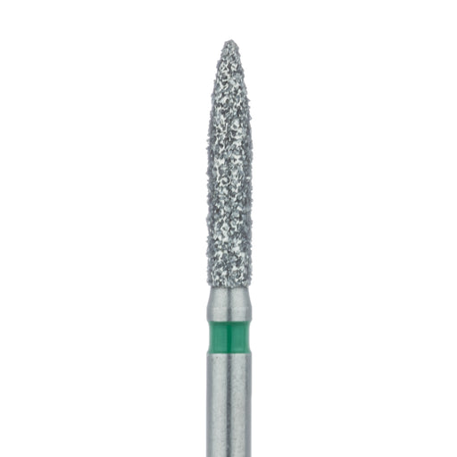 Flame Diamond Bur, 1.6mm Ø, Coarse, FG - 862G-016-FG - Avtec Dental