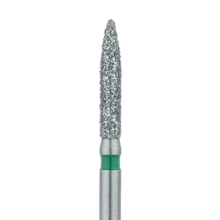 Flame Diamond Bur, 1.6mm Ø, Coarse, FG - 862G-016-FG - Avtec Dental