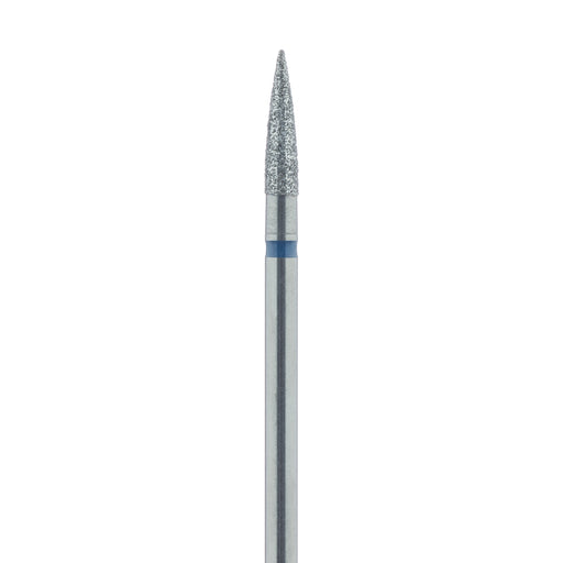Long Flame Diamond Bur, 2.5mm Ø, Medium, HP - 863-025-HP - Avtec Dental
