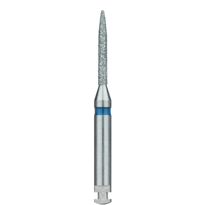 Long Flame Diamond Bur, 1.2mm Ø, Medium, RA - 863-012-RA - Avtec Dental