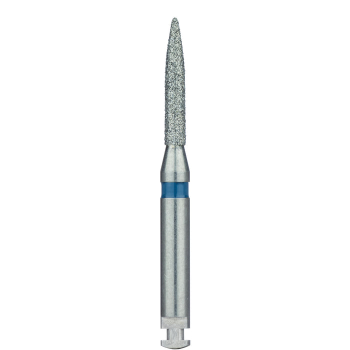 Long Flame Diamond Bur, 1.6mm Ø, Medium, RA - 863-016-RA - Avtec Dental