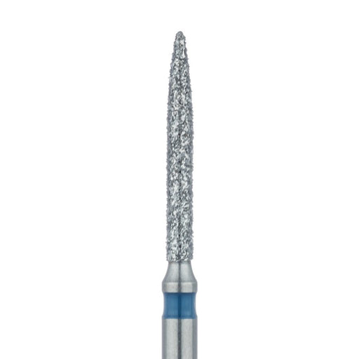 Long Flame Diamond Bur, 1.2mm Ø, Medium, HP - 863-012-HP - Avtec Dental