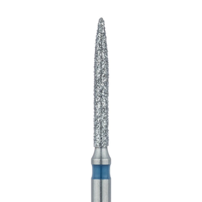 Long Flame Diamond Bur, 1.2mm Ø, Medium, HP - 863-012-HP - Avtec Dental