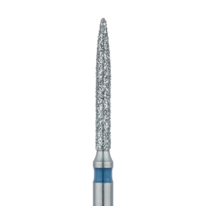 Long Flame Diamond Bur, 1.2mm Ø, Medium, FG - 863-012-FG - Avtec Dental