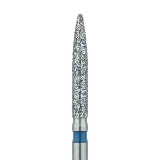 Long Flame Diamond Bur, 1.6mm Ø, Medium, HP - 863-016-HP - Avtec Dental