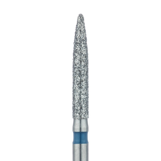 Long Flame Diamond Bur, 1.6mm Ø, Medium, FG - 863-016-FG - Avtec Dental