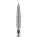 Long Flame Diamond Bur, 1.8mm Ø, Medium, FG - 863-018-FG - Avtec Dental