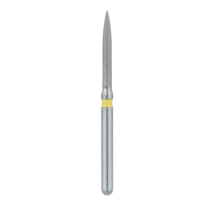 Long Flame Diamond Bur, 1.2mm Ø, Extra Fine, FG - 863C-012-FG - Avtec Dental