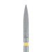 Long Flame Diamond Bur, 1.6mm Ø, Extra Fine, FG - 863C-016-FG - Avtec Dental