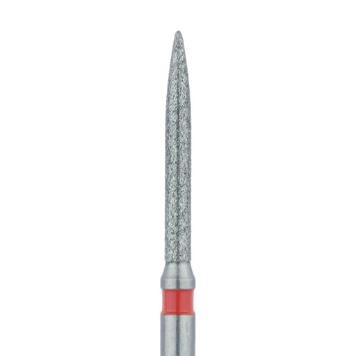 Long Flame Diamond Bur, 1.2mm Ø, Fine, FG - 863F-012-FG - Avtec Dental