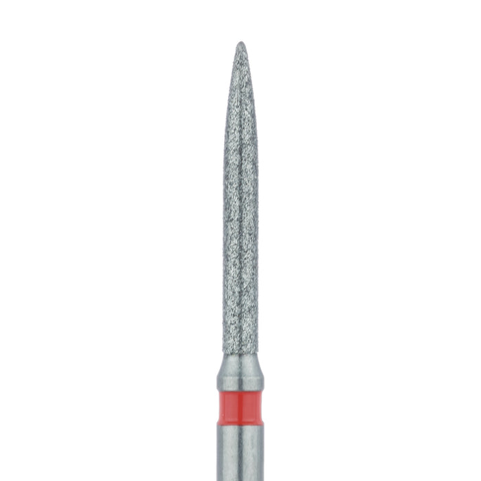 Long Flame Diamond Bur, 1.2mm Ø, Fine, FG - 863F-012-FG - Avtec Dental