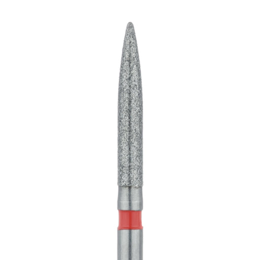 Long Flame Diamond Bur, 1.6mm Ø, Fine, FG - 863F-016-FG - Avtec Dental