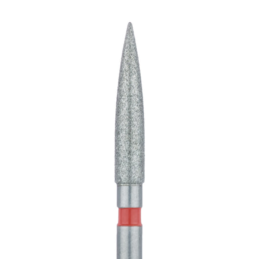 Long Flame Diamond Bur, 1.8mm Ø, Fine, FG - 863F-018-FG - Avtec Dental