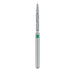 Long Flame Diamond Bur, 1.2mm Ø, Coarse, FG - 863G-012-FG - Avtec Dental
