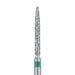 Long Flame Diamond Bur, 1.2mm Ø, Coarse, FG - 863G-012-FG - Avtec Dental
