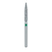 Long Flame Diamond Bur, 1.6mm Ø, Coarse, FG - 863G-016-FG - Avtec Dental