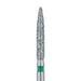 Long Flame Diamond Bur, 1.6mm Ø, Coarse, FG - 863G-016-FG - Avtec Dental