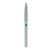 Single-Use Diamond Bur, Sterile, 25 Pack, 1.8mm Ø, Flame, 10mm Working Length, Coarse, FG - 1518.9C - Avtec Dental