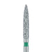 Long Flame Diamond Bur, 1.8mm Ø, Coarse, FG - 863G-018-FG - Avtec Dental