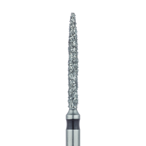 Long Flame Diamond Bur, 1.2mm Ø, Super Coarse, FG - 863H-012-FG - Avtec Dental